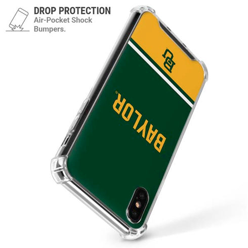 Baylor University BU Split iPhone XS Max Clear Case