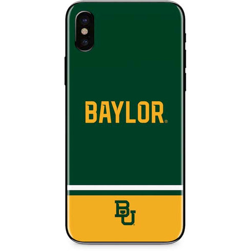 Baylor University BU Split iPhone XS Max Skin