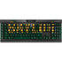 Baylor University BU Split K95 RGB PLATINUM Mechanical Gaming Keyboard Skin