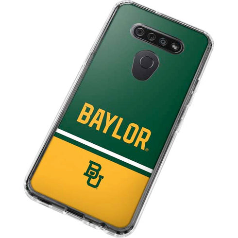 Baylor University BU Split LG K51/Q51 Clear Case