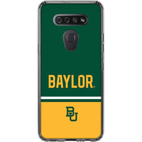 Baylor University BU Split LG K51/Q51 Clear Case