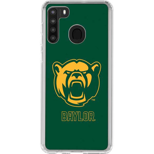 Baylor University Mascot Galaxy A21 Clear Case