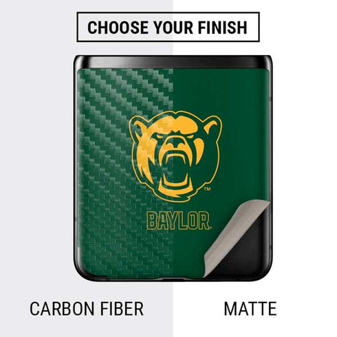 Baylor University Mascot Galaxy Z Flip Skin