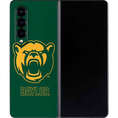 Baylor University Mascot Galaxy Z Fold4 5G Skin