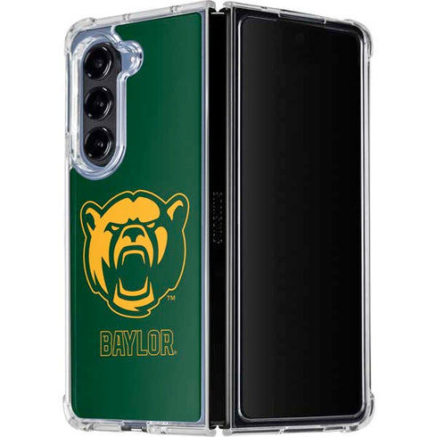 Baylor University Mascot Galaxy Z Fold5 5G Clear Case