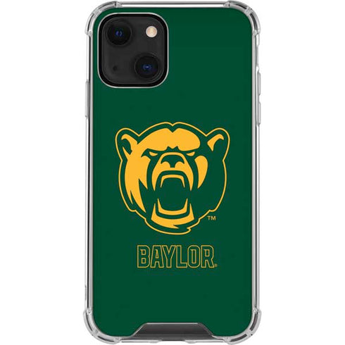 Baylor University Mascot iPhone 14 Plus Clear Case
