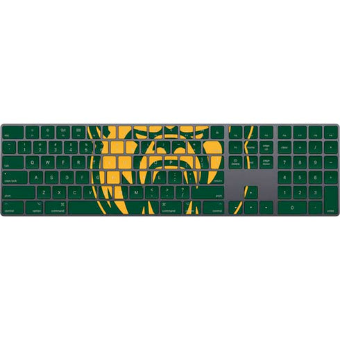 Baylor University Mascot Magic Keyboard with Numeric Keypad Skin
