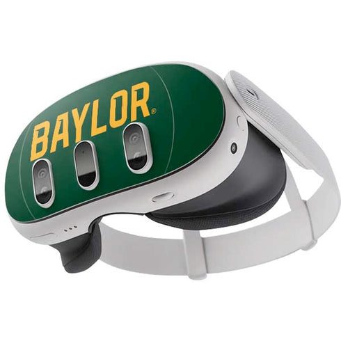 Baylor University BU Split Meta Quest 3 Skin