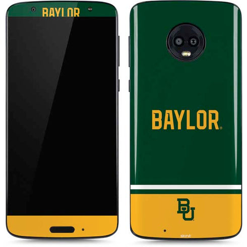 Baylor University BU Split Moto G6 Skin