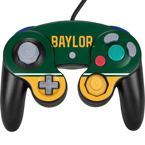 Baylor University BU Split Nintendo GameCube Controller Skin