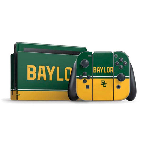 Baylor University BU Split Nintendo Switch Bundle Skin