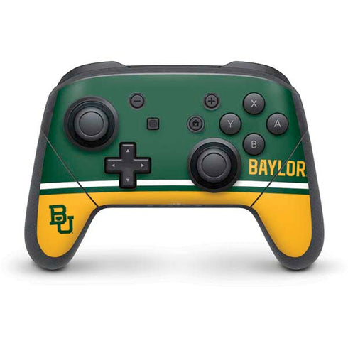 Baylor University BU Split Nintendo Switch Pro Controller Skin
