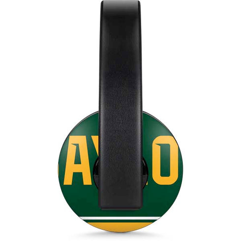 Baylor University BU Split PlayStation 4 Gold Wireless Headset Skin