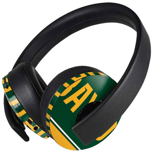 Baylor University BU Split PlayStation 4 Gold Wireless Headset Skin