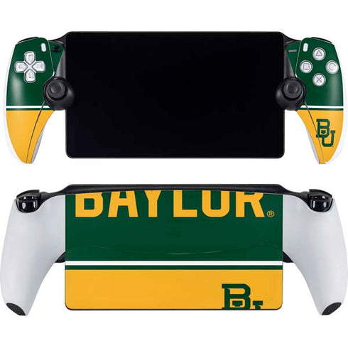 Baylor University BU Split PlayStation Portal Remote Player Skin