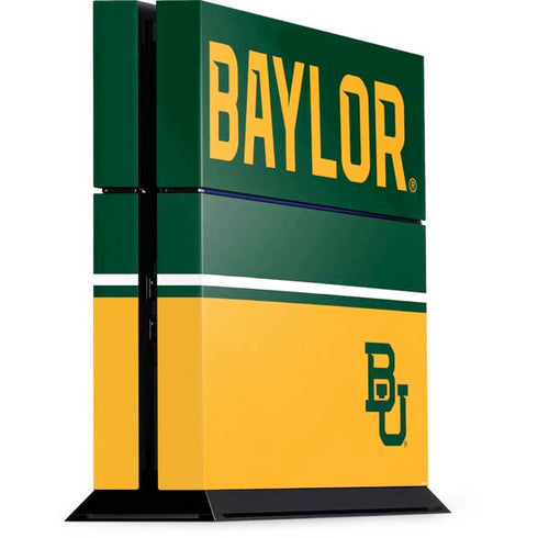 Baylor University BU Split PS4 Console Skin