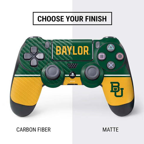 Baylor University BU Split PS4 Controller Skin