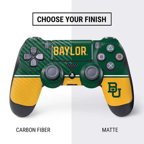 Baylor University BU Split PS4 Pro/Slim Controller Skin