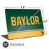 Baylor University BU Split Universal Laptop 12in (9.8 x 6.8in) Skin