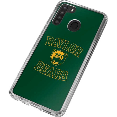 Baylor University Bears Mascot Galaxy A21 Clear Case