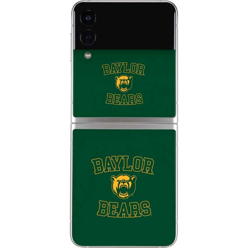 Baylor University Bears Mascot Galaxy Z Flip3 5G Skin
