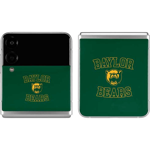 Baylor University Bears Mascot Galaxy Z Flip4 5G Skin