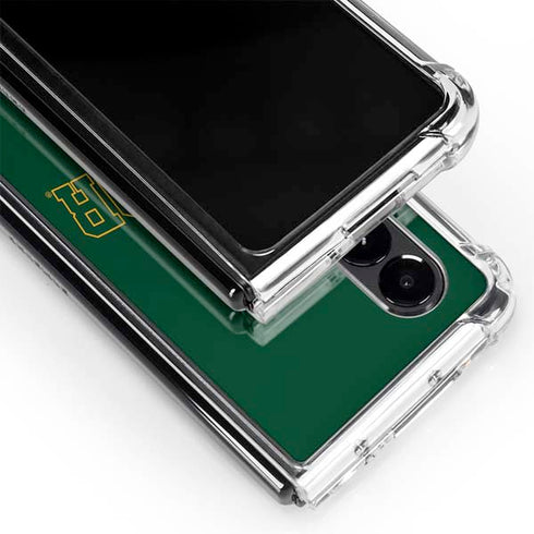 Baylor University Bears Mascot Galaxy Z Fold4 5G Clear Case