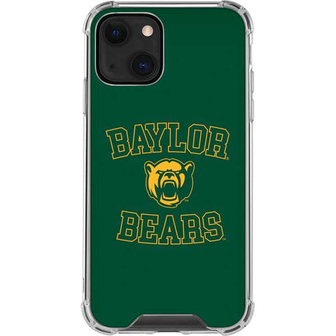 Baylor University Bears Mascot iPhone 14 Plus Clear Case