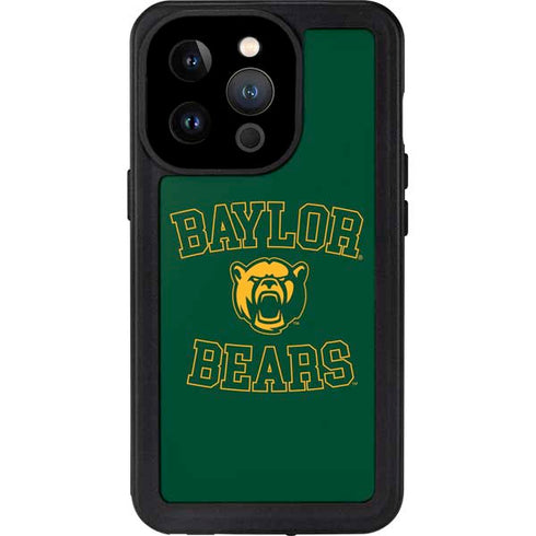 Baylor University Bears Mascot iPhone 14 Pro Waterproof Case