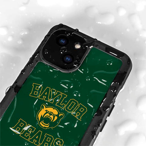 Baylor University Bears Mascot iPhone 15 Plus Waterproof Case