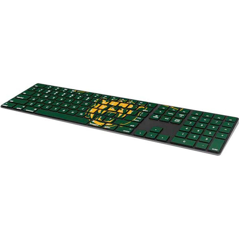 Baylor University Bears Mascot Magic Keyboard with Numeric Keypad Skin
