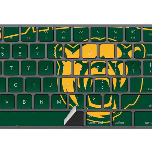 Baylor University Bears Mascot Magic Keyboard with Numeric Keypad Skin