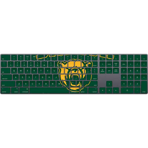 Baylor University Bears Mascot Magic Keyboard with Numeric Keypad Skin