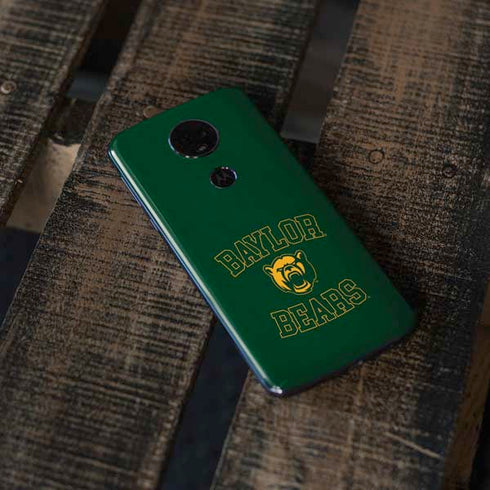 Baylor University Bears Mascot Moto E5 Plus Skin