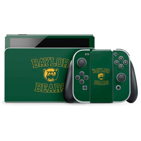 Baylor University Bears Mascot Nintendo Switch OLED (2021) Skin