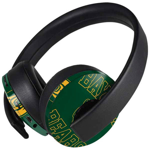 Baylor University Bears Mascot PlayStation 4 Gold Wireless Headset Skin