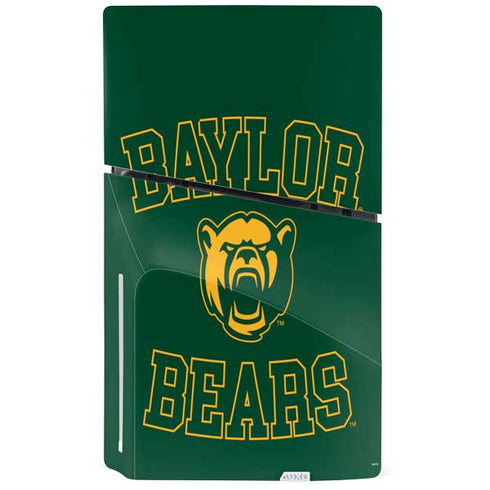 Baylor University Bears Mascot PS5 Slim Disk Console Skin