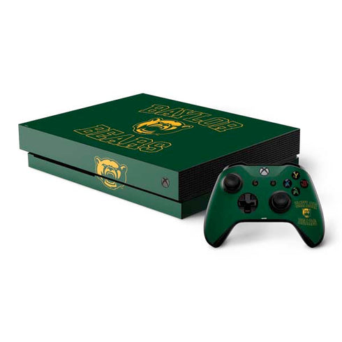 Baylor University Bears Mascot Xbox One X Bundle Skin