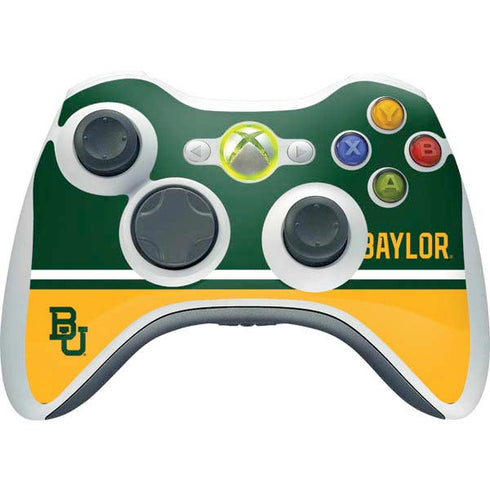 Baylor University BU Split Xbox 360 Wireless Controller Skin