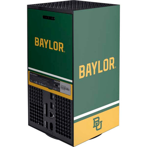 Baylor University BU Split Xbox Series X Console Skin