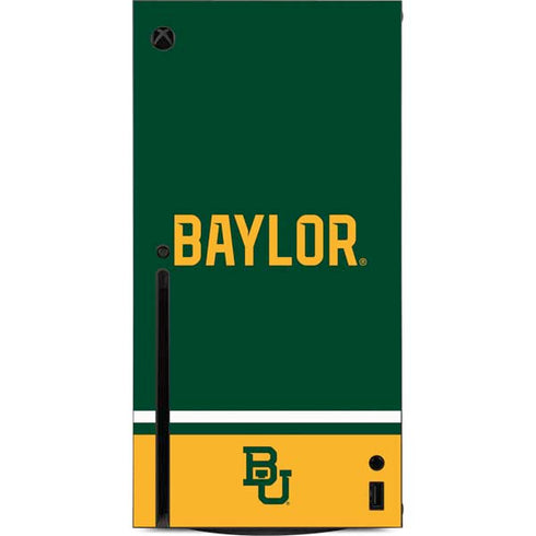 Baylor University BU Split Xbox Series X Console Skin