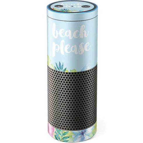 Beach Please Amazon Echo Skin