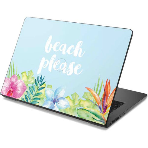 Beach Please Dell Chromebook Skin