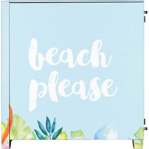 Beach Please Corsair 4000D Tempered Glass Mid-Tower ATX Case Skin