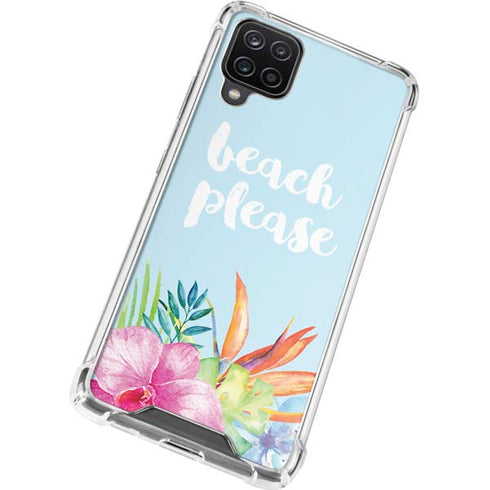 Beach Please Galaxy A12 Clear Case