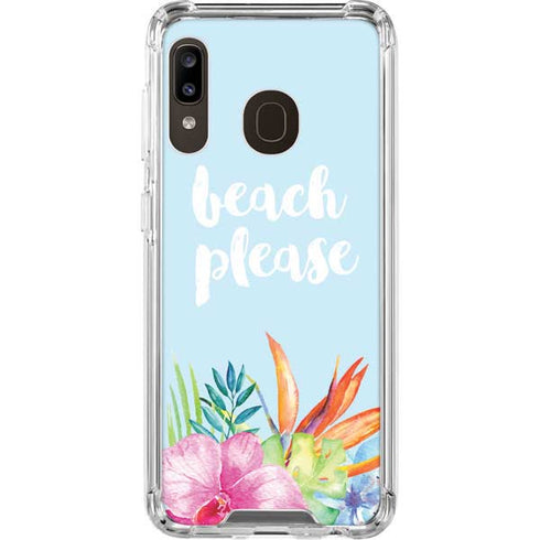 Beach Please Galaxy A30 Clear Case