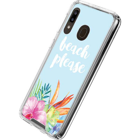 Beach Please Galaxy A30 Clear Case