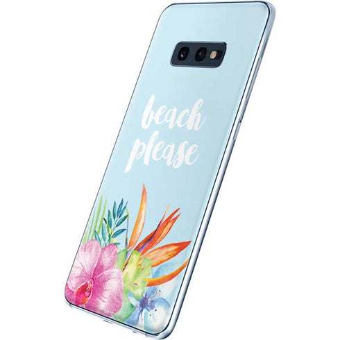 Beach Please Galaxy S10e Skin