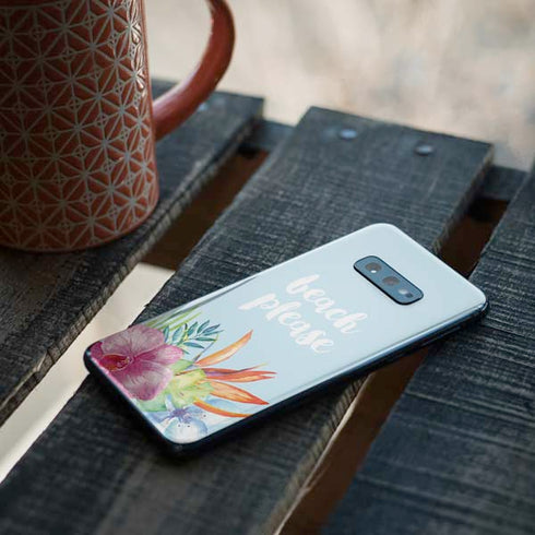 Beach Please Galaxy S10e Skin