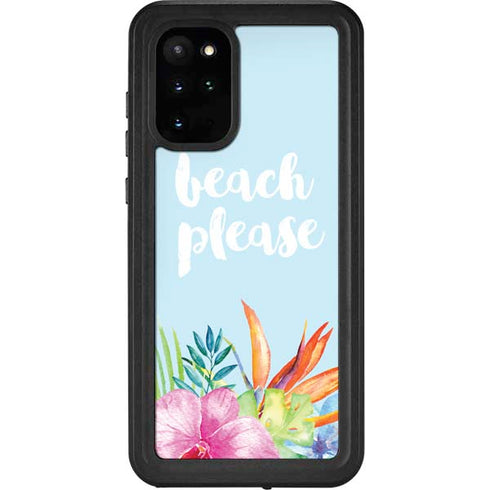 Beach Please Galaxy S20 Plus Waterproof Case
